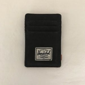 BLACK HERSCHEL CARD HOLDER